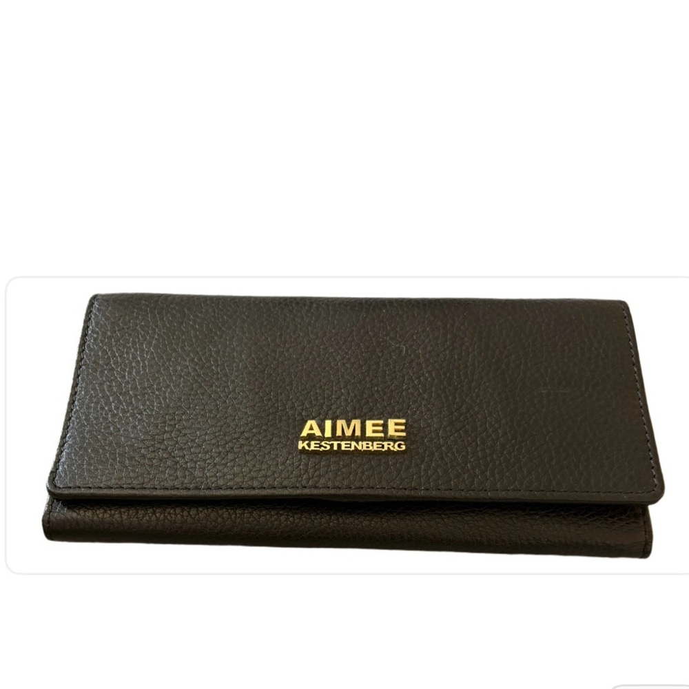 Aimee Kestenberg Black Textured Wallet